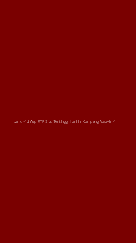 Tampilan Antarmuka Aplikasi Jamur4d Wap Rtp Slot Tertinggi Hari Ini Gampang Maxwin - 4