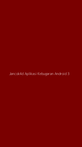 Tampilan Antarmuka Aplikasi Jancok4d Aplikasi Kebugaran Android - 3