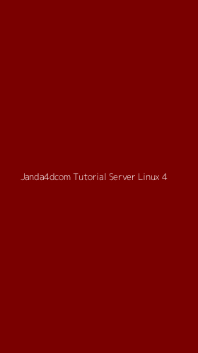 Tampilan Antarmuka Aplikasi Janda4dcom Tutorial Server Linux - 4