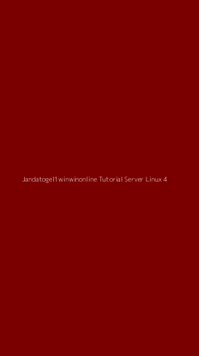 Tampilan Antarmuka Aplikasi Jandatogel1winwinonline Tutorial Server Linux - 4