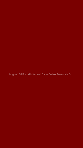 Tampilan Antarmuka Aplikasi Jangkar128 Portal Informasi Game Online Terupdate - 3