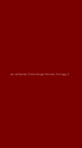 Tampilan Antarmuka Aplikasi Jari 4d Bandar Online Dengan Winrate Tertinggi - 3