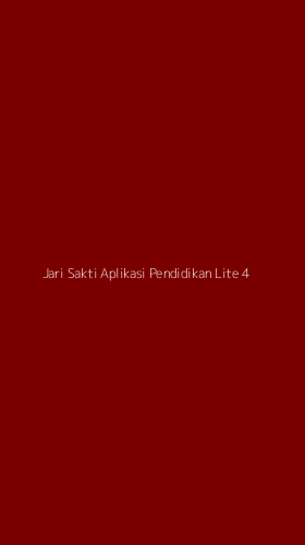 Tampilan Antarmuka Aplikasi Jari Sakti Aplikasi Pendidikan Lite - 4