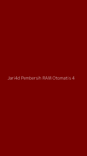 Tampilan Antarmuka Aplikasi Jari4d Pembersih Ram Otomatis - 4