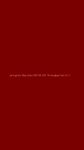 Tampilan Antarmuka Aplikasi Jaringtoto Wap Data Sgp Hk Sdy Terlengkap Hari Ini - 1