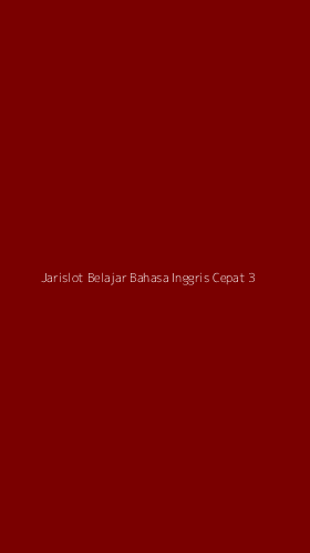 Tampilan Antarmuka Aplikasi Jarislot Belajar Bahasa Inggris Cepat - 3