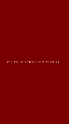 Tampilan Antarmuka Aplikasi Jasa Hoki 88 Pembersih Ram Otomatis - 1