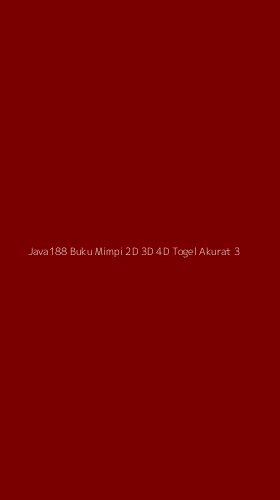 Tampilan Antarmuka Aplikasi Java188 Buku Mimpi 2d 3d 4d Togel Akurat - 3