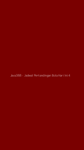 Tampilan Antarmuka Aplikasi Java388 - Jadwal Pertandingan Bola Hari Ini - 4