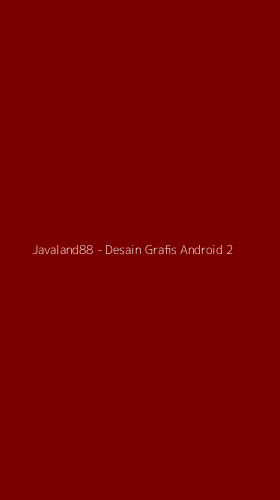 Tampilan Antarmuka Aplikasi Javaland88 - Desain Grafis Android - 2