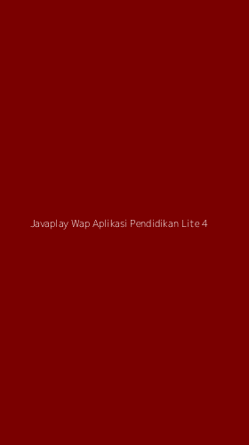 Tampilan Antarmuka Aplikasi Javaplay Wap Aplikasi Pendidikan Lite - 4
