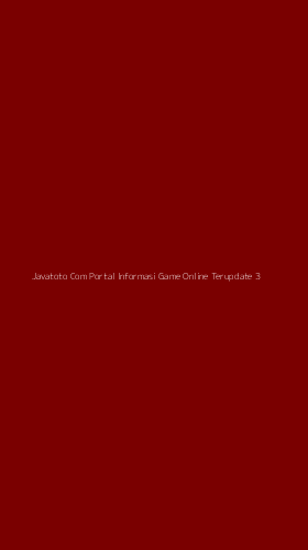 Tampilan Antarmuka Aplikasi Javatoto Com Portal Informasi Game Online Terupdate - 3