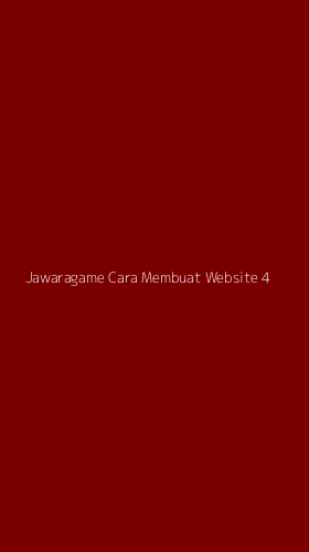 Tampilan Antarmuka Aplikasi Jawaragame Cara Membuat Website - 4
