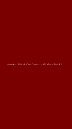 Tampilan Antarmuka Aplikasi Jawaratoto88 Link Cara Download Apk Game Resmi - 1