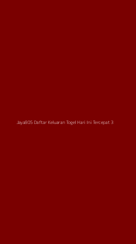 Tampilan Antarmuka Aplikasi Jaya805 Daftar Keluaran Togel Hari Ini Tercepat - 3