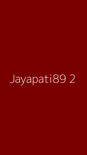 Tampilan Antarmuka Aplikasi Jayapati89 - 2