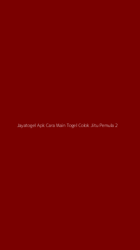 Tampilan Antarmuka Aplikasi Jayatogel Apk Cara Main Togel Colok Jitu Pemula - 2