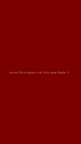 Tampilan Antarmuka Aplikasi Jaytoto Rtp Kumpulan Link Situs Game Populer - 3