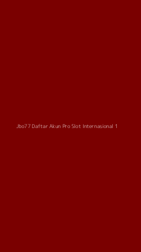 Tampilan Antarmuka Aplikasi Jbo77 Daftar Akun Pro Slot Internasional - 1