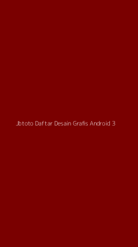 Tampilan Antarmuka Aplikasi Jbtoto Daftar Desain Grafis Android - 3