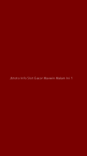 Tampilan Antarmuka Aplikasi Jbtoto Info Slot Gacor Maxwin Malam Ini - 1