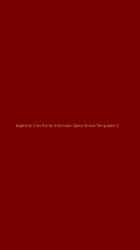 Tampilan Antarmuka Aplikasi Jejaktoto Com Portal Informasi Game Online Terupdate - 3