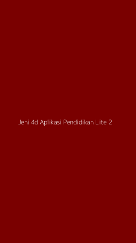 Tampilan Antarmuka Aplikasi Jeni 4d Aplikasi Pendidikan Lite - 2