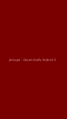 Tampilan Antarmuka Aplikasi Jeniuspk - Desain Grafis Android - 3