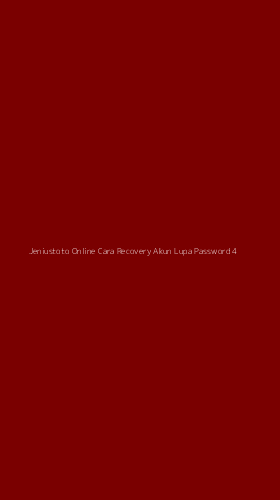 Tampilan Antarmuka Aplikasi Jeniustoto Online Cara Recovery Akun Lupa Password - 4