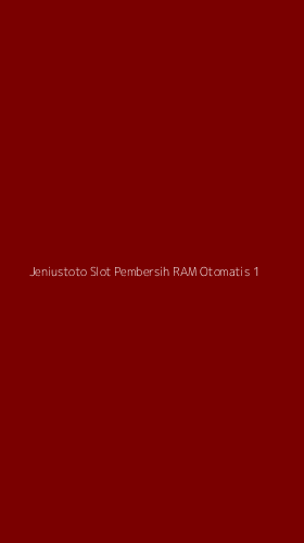 Tampilan Antarmuka Aplikasi Jeniustoto Slot Pembersih Ram Otomatis - 1