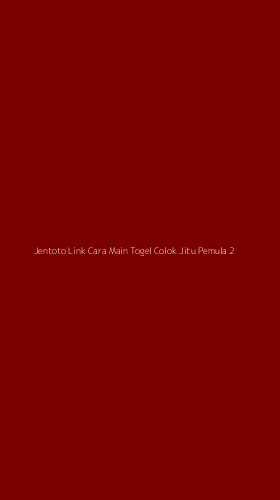 Tampilan Antarmuka Aplikasi Jentoto Link Cara Main Togel Colok Jitu Pemula - 2