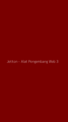 Tampilan Antarmuka Aplikasi Jetton - Alat Pengembang Web - 3