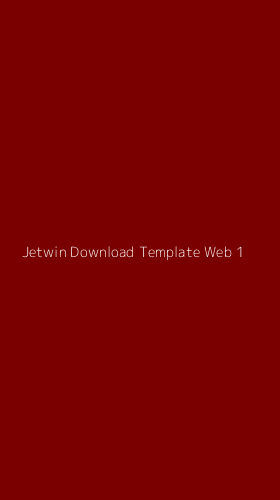 Tampilan Antarmuka Aplikasi Jetwin Download Template Web - 1