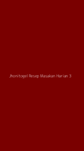Tampilan Antarmuka Aplikasi Jhonitogel Resep Masakan Harian - 3