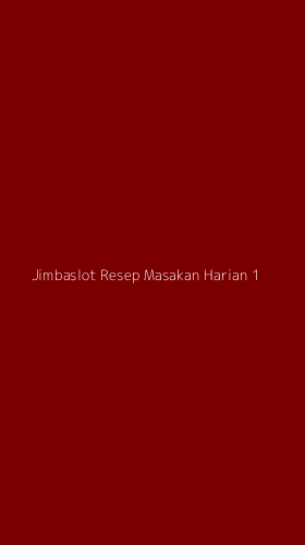 Tampilan Antarmuka Aplikasi Jimbaslot Resep Masakan Harian - 1