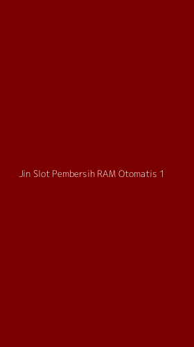 Tampilan Antarmuka Aplikasi Jin Slot Pembersih Ram Otomatis - 1