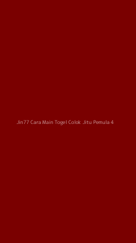 Tampilan Antarmuka Aplikasi Jin77 Cara Main Togel Colok Jitu Pemula - 4