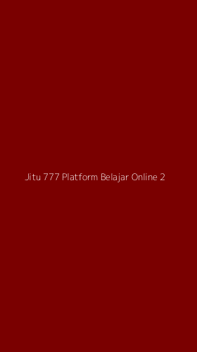 Tampilan Antarmuka Aplikasi Jitu 777 Platform Belajar Online - 2