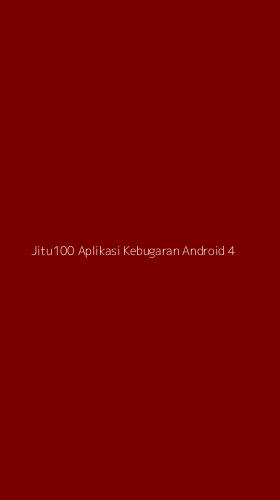 Tampilan Antarmuka Aplikasi Jitu100 Aplikasi Kebugaran Android - 4