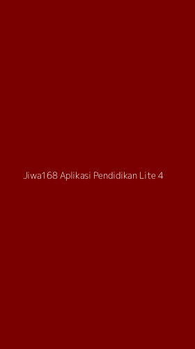 Tampilan Antarmuka Aplikasi Jiwa168 Aplikasi Pendidikan Lite - 4