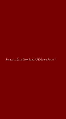 Tampilan Antarmuka Aplikasi Jiwatoto Cara Download Apk Game Resmi - 1