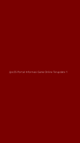 Tampilan Antarmuka Aplikasi Jjos55 Portal Informasi Game Online Terupdate - 1