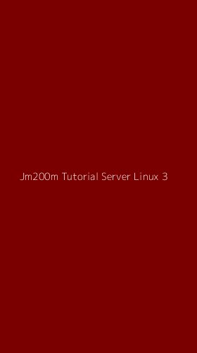 Tampilan Antarmuka Aplikasi Jm200m Tutorial Server Linux - 3