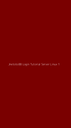 Tampilan Antarmuka Aplikasi Jnetoto88 Login Tutorial Server Linux - 1