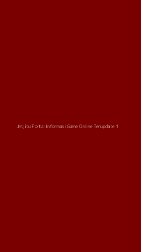 Tampilan Antarmuka Aplikasi Jntjitu Portal Informasi Game Online Terupdate - 1