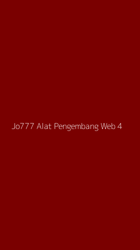 Tampilan Antarmuka Aplikasi Jo777 Alat Pengembang Web - 4