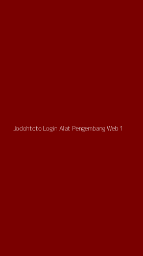 Tampilan Antarmuka Aplikasi Jodohtoto Login Alat Pengembang Web - 1