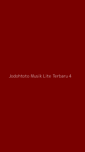 Tampilan Antarmuka Aplikasi Jodohtoto Musik Lite Terbaru - 4