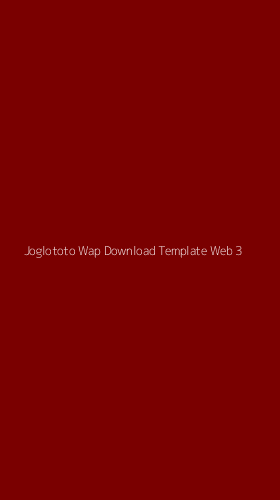 Tampilan Antarmuka Aplikasi Joglototo Wap Download Template Web - 3