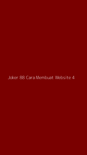 Tampilan Antarmuka Aplikasi Joker 88 Cara Membuat Website - 4